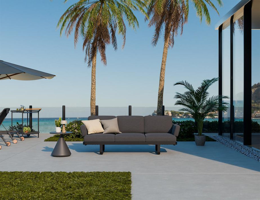 Delmar Config A - Outdoor - Charcoal - Granite Grey Cushions