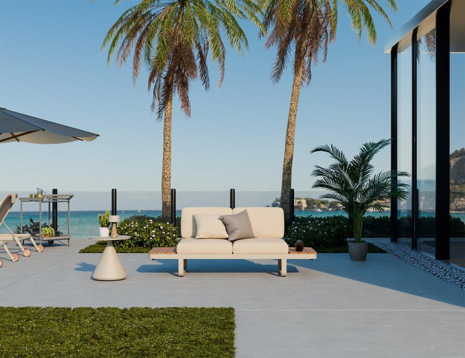 Delmar Config B - Outdoor - Latte - Husk Cushions