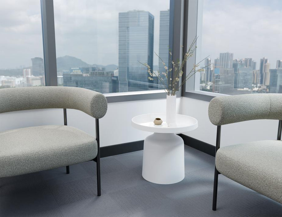 Flare Side Table - White