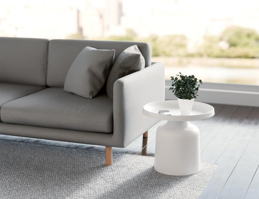 Flare Side Table - White