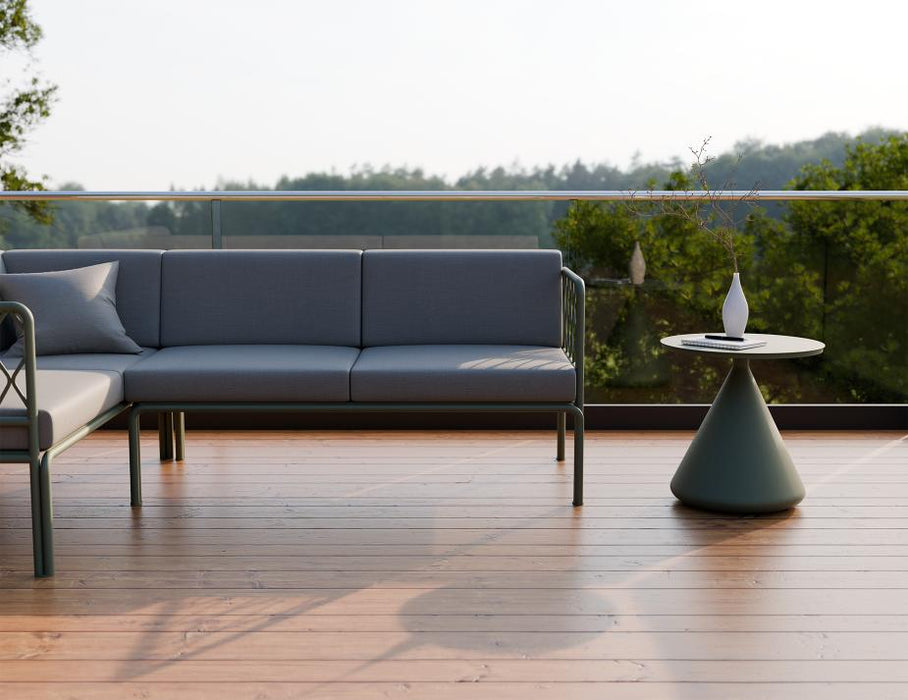 Kora Side Table - Outdoor - Eucalyptus Green