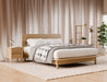 Nordica Bed Frame - Solid Oak, Queen