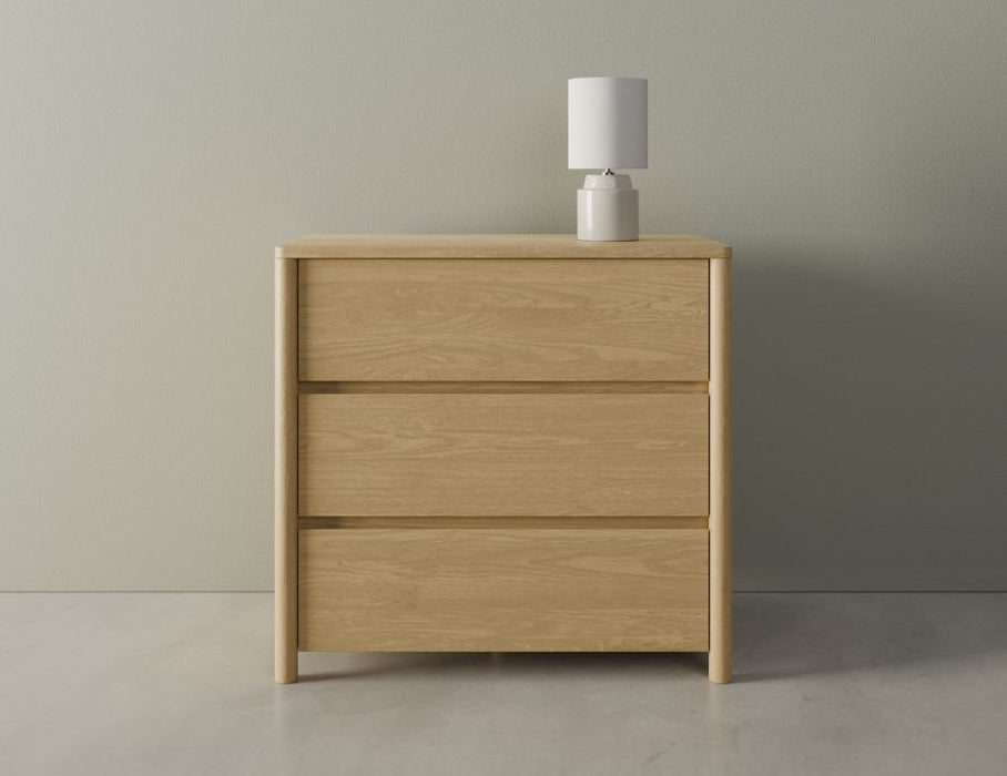 Nordica Chest of Drawers - Solid Oak - 80cm