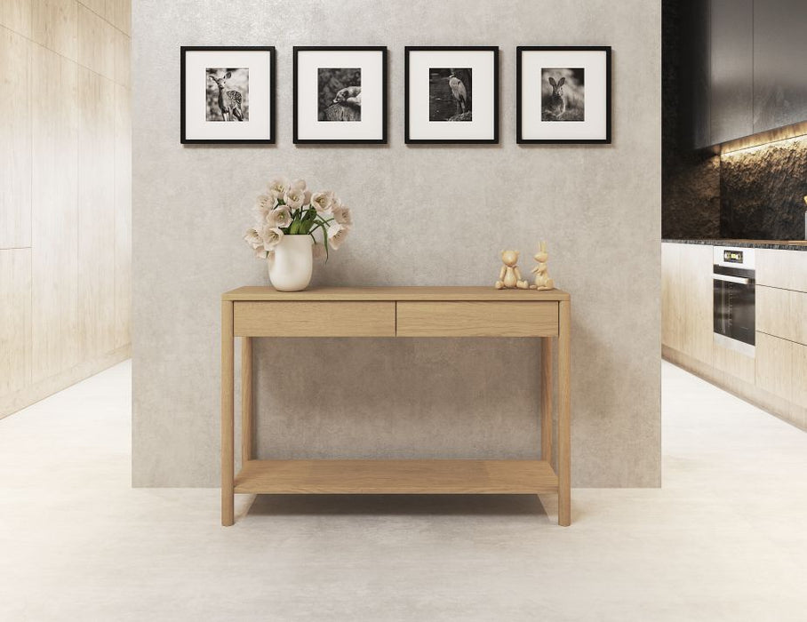 Nordica Console Table - Solid Oak - 115cm