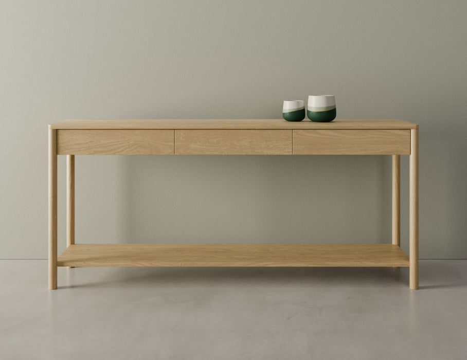 Nordica Console Table - Solid Oak - 172cm