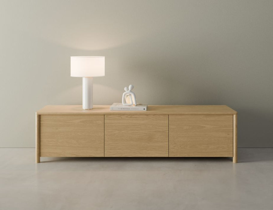 Nordica TV Unit - Solid Oak - 180cm