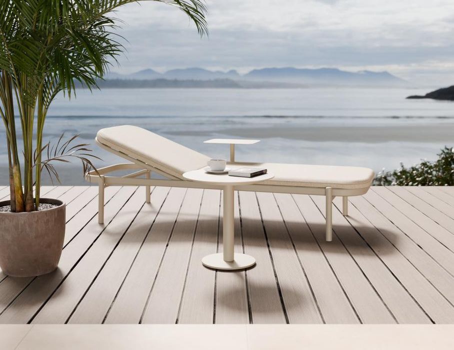 Loma Side Table Latte - Outdoor - Dune Ceramic Top