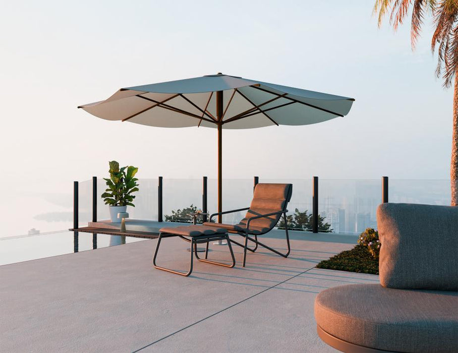 Paloma Lounge Chair - Outdoor - Charcoal