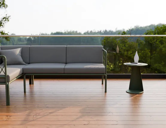 Roam Side Table - Outdoor - Eucalyptus Green, Aluminium, 40.5cm W
