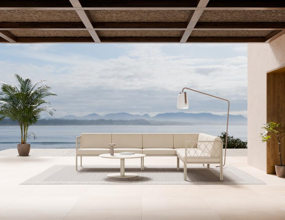 Seville Config D Corner Sofa - Latte - Outdoor