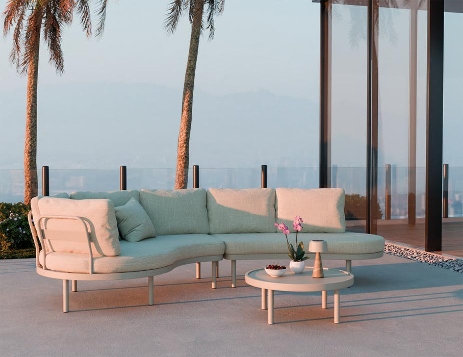 Aluna Sofa Right End Open - Latte - Outdoor