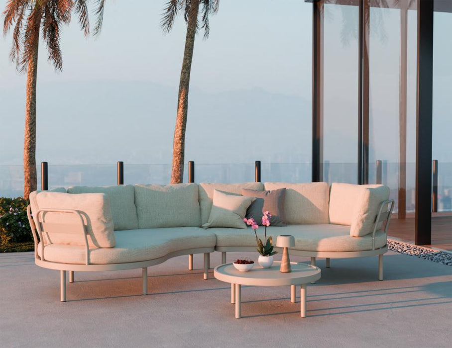 Aluna Sofa Return Ends - Latte - Outdoor