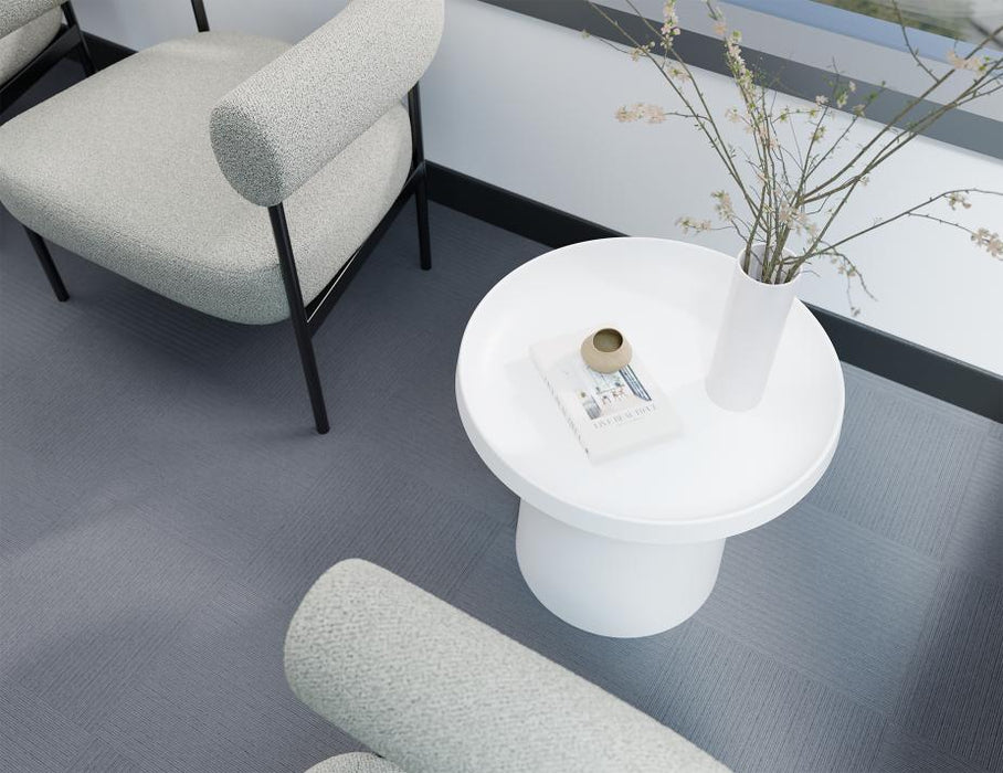 Flare Side Table - White