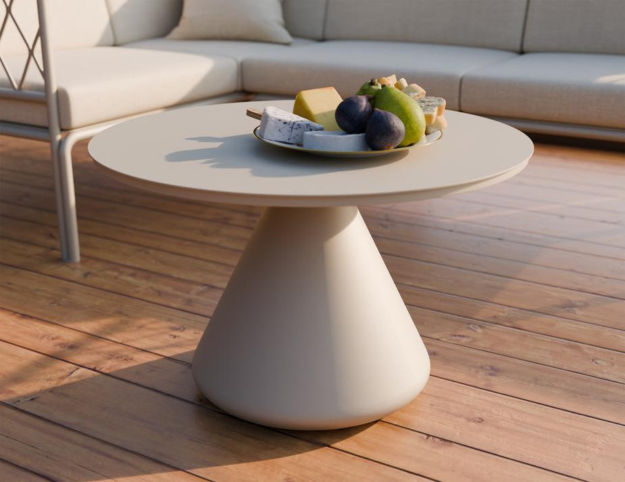 Kora Coffee Table 71cm Dia - Outdoor - Latte