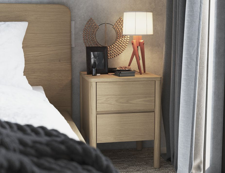 Nordica Bedside Table - Solid Oak