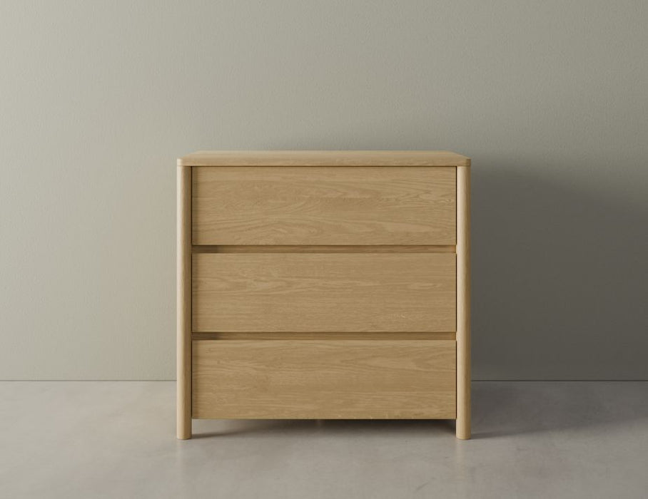 Nordica Chest of Drawers - Solid Oak - 80cm