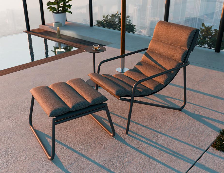 Paloma Lounge Chair - Outdoor - Charcoal