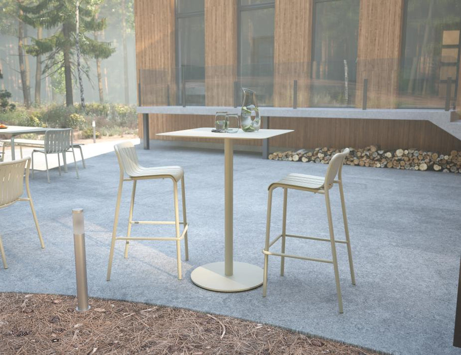Roku High Bar Table - Outdoor - Latte - 75 x 75cm Table Top