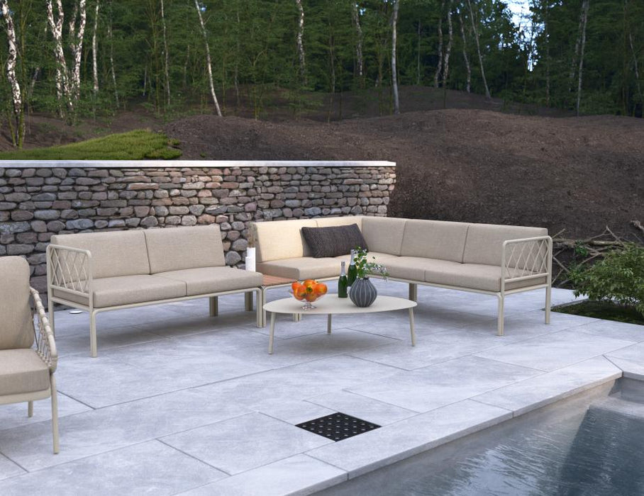 Seville Config A Corner Sofa - Latte - Outdoor