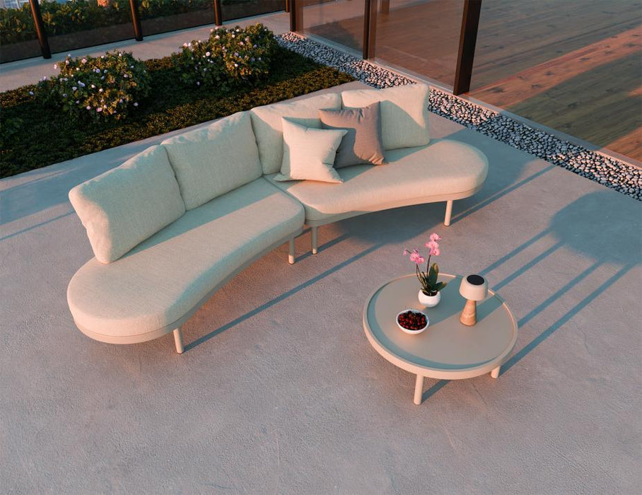 Aluna Sofa Open Ends - Latte - Outdoor