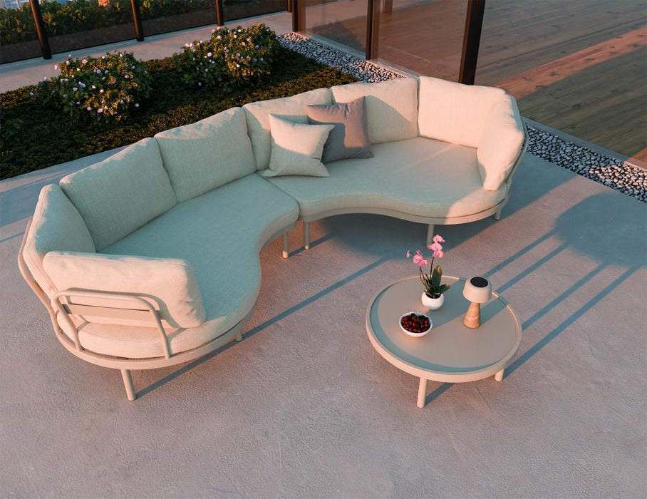 Aluna Sofa Return Ends - Latte - Outdoor