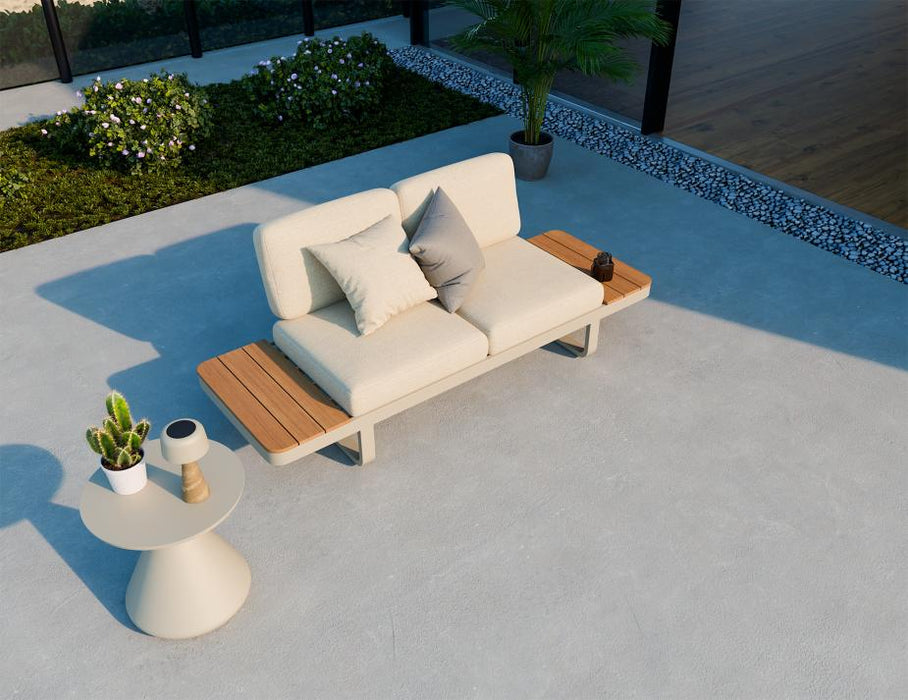 Delmar Config B - Outdoor - Latte - Husk Cushions