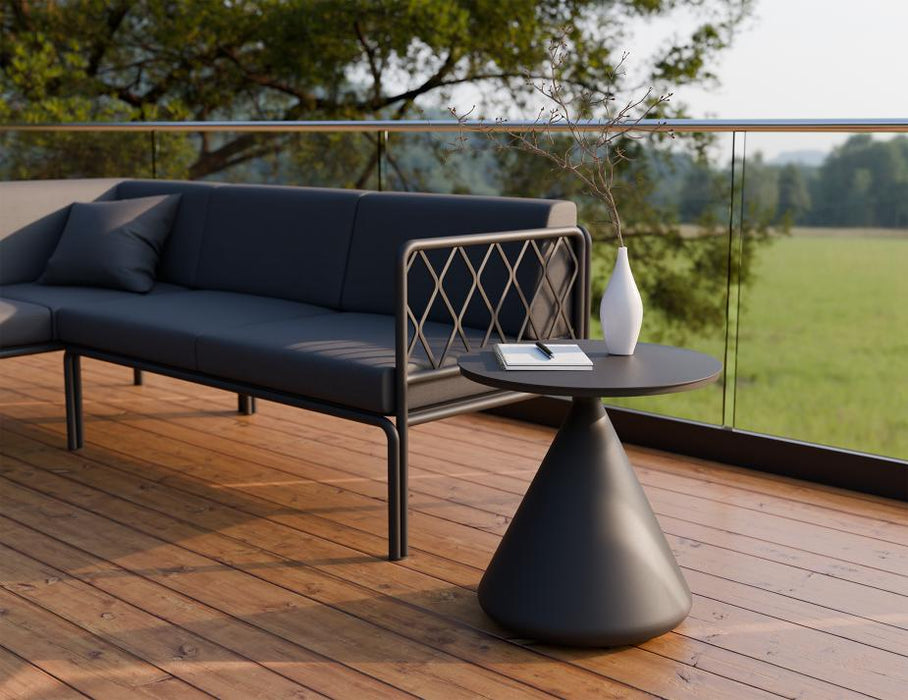 Kora Side Table - Outdoor - Charcoal