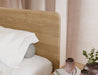 Nordica Bed Frame - Solid Oak, Queen