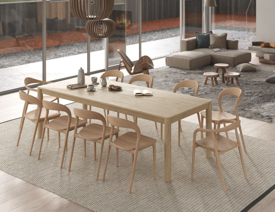 Nordica Dining Table - Solid Oak - 240 x 100cm