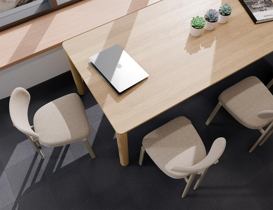 Nova Dining Chair - Dove Legs - Shell Fabric