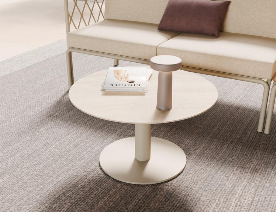 Loma Coffee Table Latte 70cm - Outdoor - Dune Ceramic Top