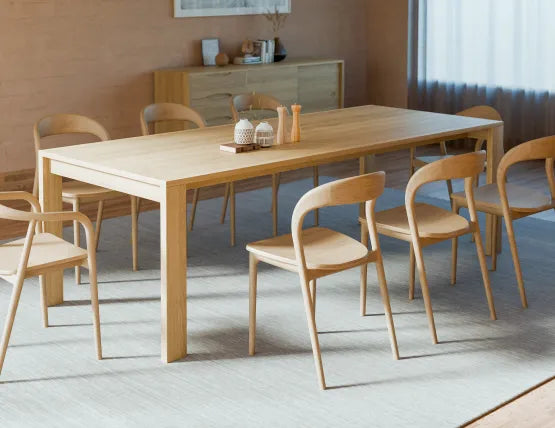 Pier Dining Table - Solid Oak - 240 x 100cm