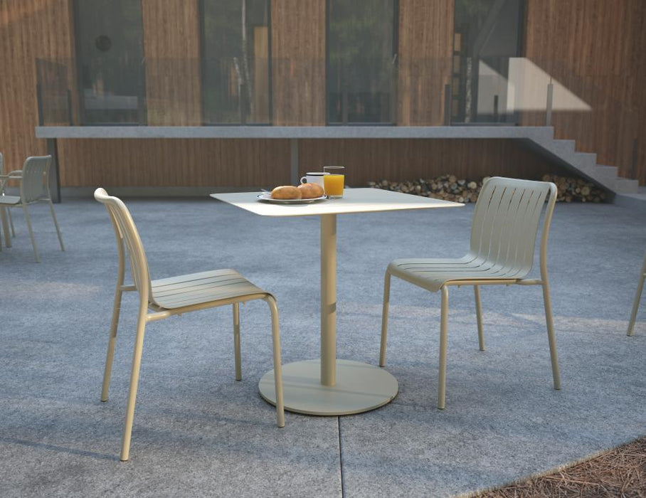 Roku Cafe Table - Outdoor - Latte - 75 x 75cm Table Top
