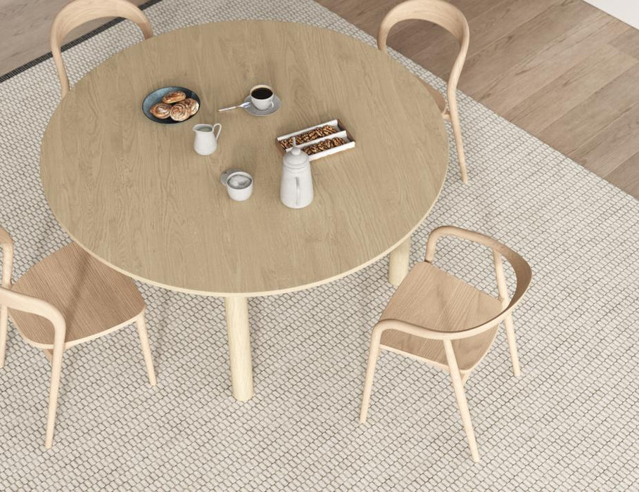Nordica Round Dining Table - Solid Oak - 150cm
