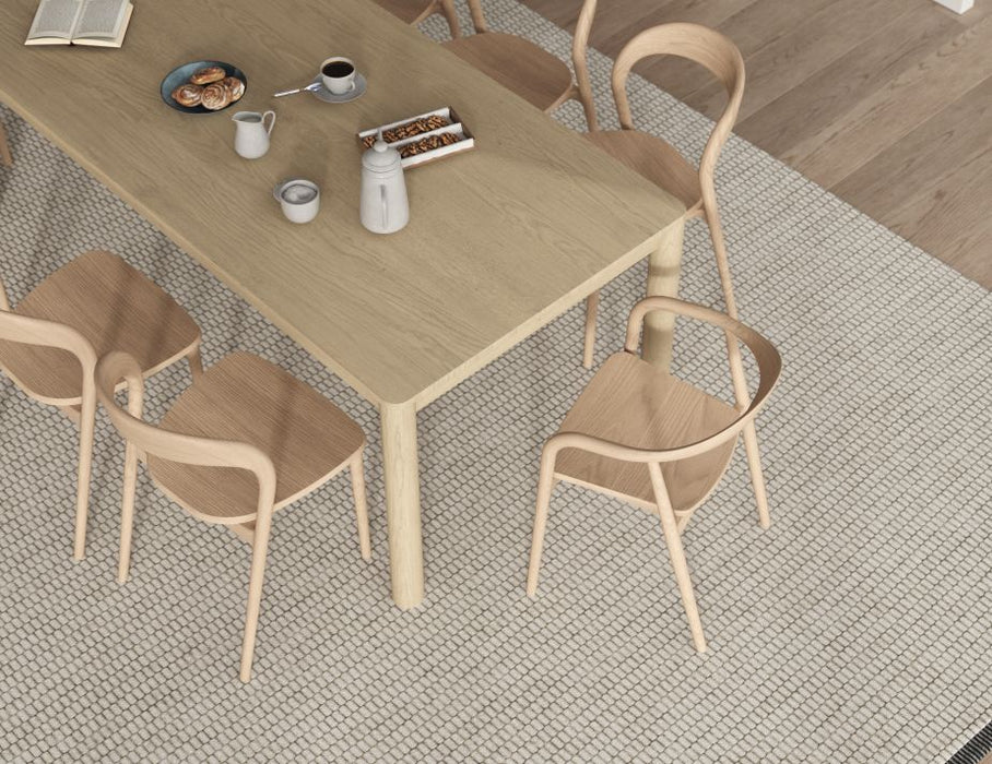 Nordica Dining Table - Solid Oak - 200 x 95cm