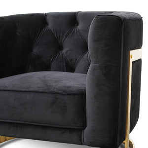 Modern Concepts Lorena Armchair - Brushed Gold Base