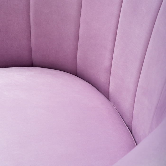 CLC2396-ML Armchair - Blush Velvet