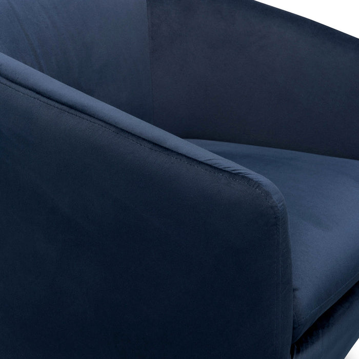 CLC2534-KSO Lounge Chair - Navy Velvet