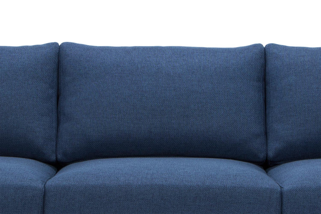 CLC762 3 Seater Fabric Sofa - Navy