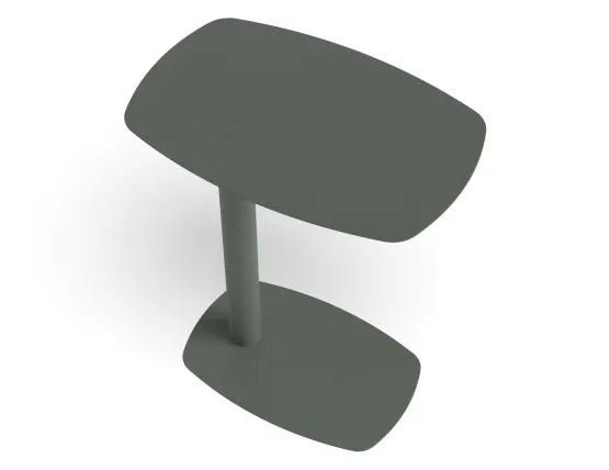 Ledge Side Table - Small - Wild Green, Wood, 42cm W