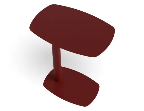 Ledge Side Table - Small - Berry Blush, Wood, 42cm W