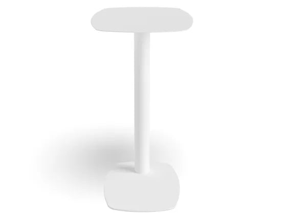 Ledge Side Table - Small - White, Wood, 42cm W