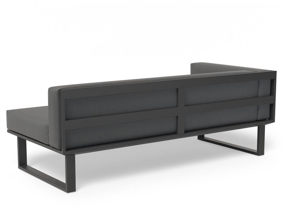 Vivara Sofa - Charcoal - Modular Section A - Left Arm