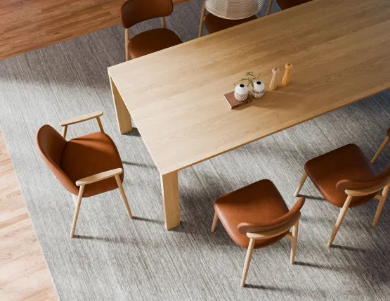 Lina Armchair - Natural - Retro Brandy PU