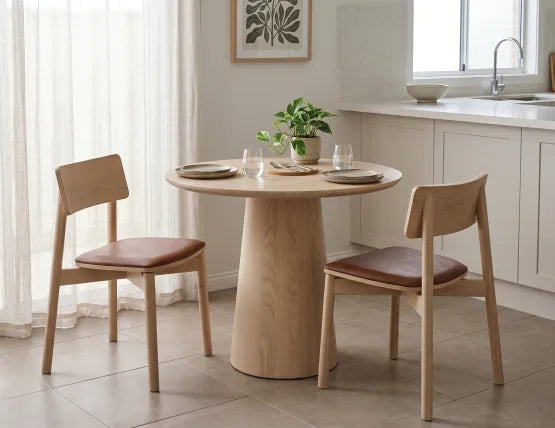 Circa Cafe Table - Round - Natural Ash - 70cm