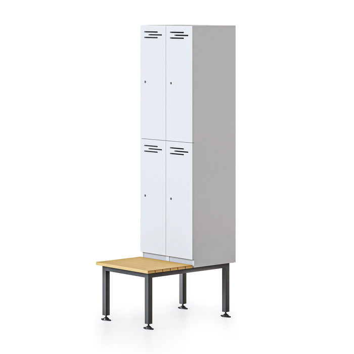 Locker Seat & Stand Bank Of 2