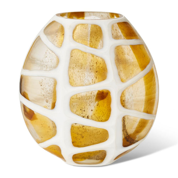 Phomello Vase - Brown/White, 31cm (H)