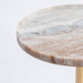 Marble Column Luxe Table