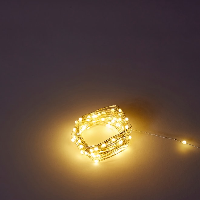Luminous Bright String Light (Outdoor Adapter) - Silver, 1000cm (L)