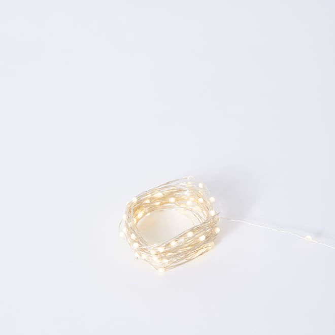 Luminous Bright String Light (Outdoor Adapter) - Silver, 1000cm (L)